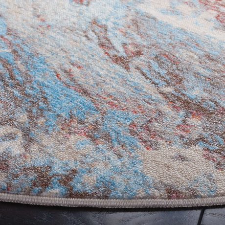 Safavieh Vintage Persian 5'-0" x 5'-0" Rug in Blue / Brown
