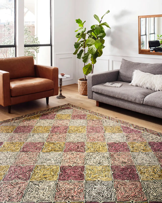 Loloi Spectrum Spe-03 Charcoal/Multi Rugs - room scene 1