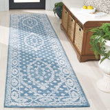 Safavieh Ebony 2'-3" x 9'-0" Rug in Ivory / Navy