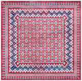Safavieh Brentwood 6'-7" x 6'-7" Rug in Red / Ivory