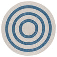 Safavieh Braided 5'-0" x 5'-0" Rug in Blue / Grey