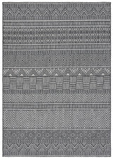 Safavieh Beach House 4'-0" x 6'-0" Rug in Charcoal / Grey