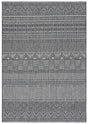 Safavieh Beach House 4'-0" x 6'-0" Rug in Charcoal / Grey