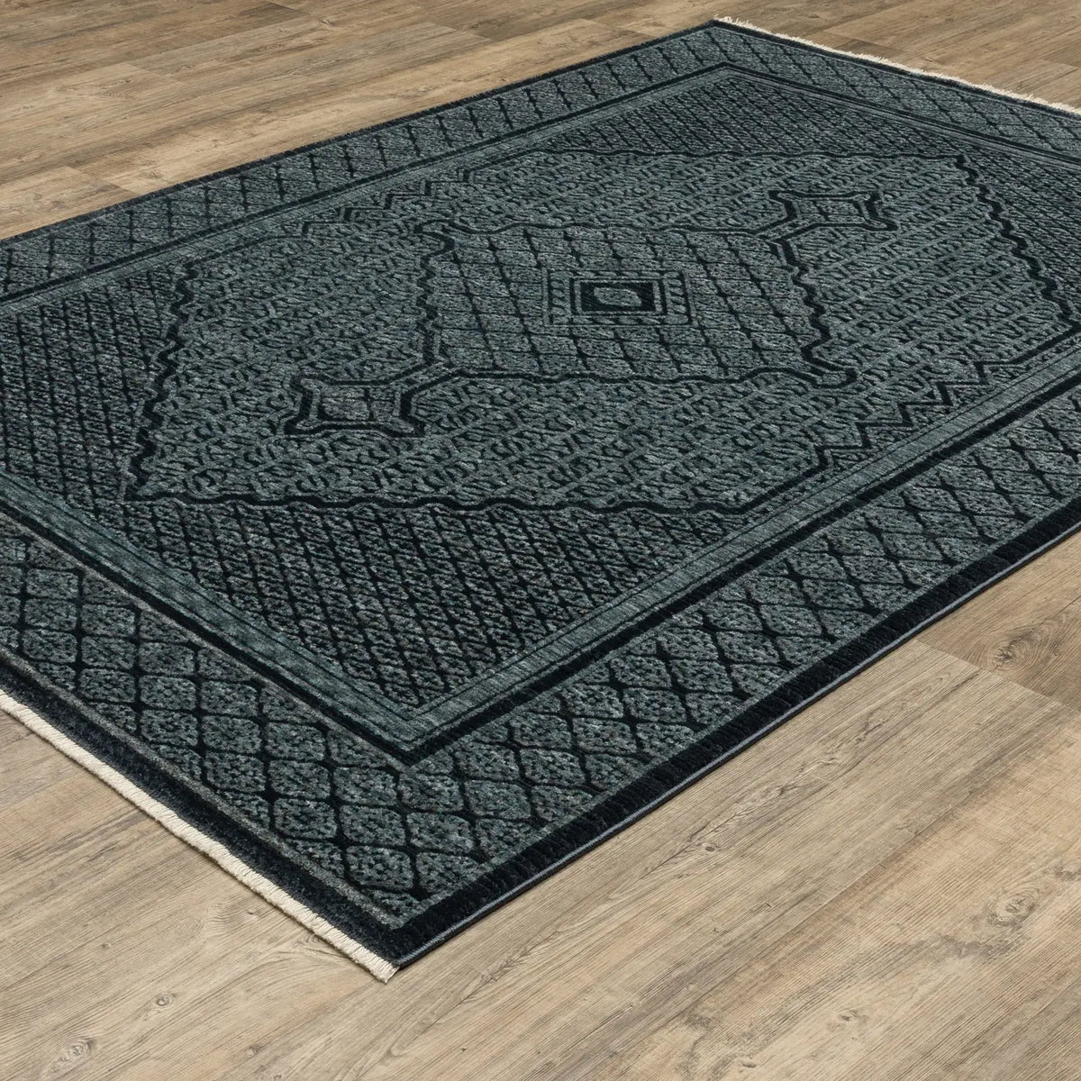 Oriental Weavers Sphinx Capella CAP01 Blue Rugs - angle detail