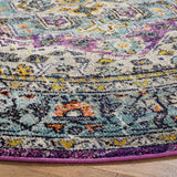 Safavieh Monaco 5'-0" x 5'-0" Rug in Violet / Light Blue