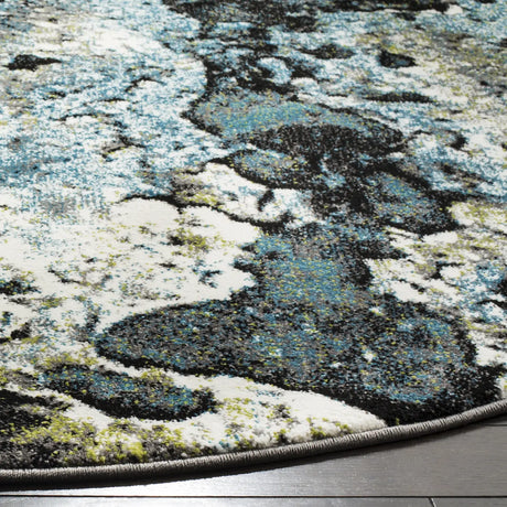 Safavieh Glacier 5'-3" x 5'-3" Rug in Blue / Multi