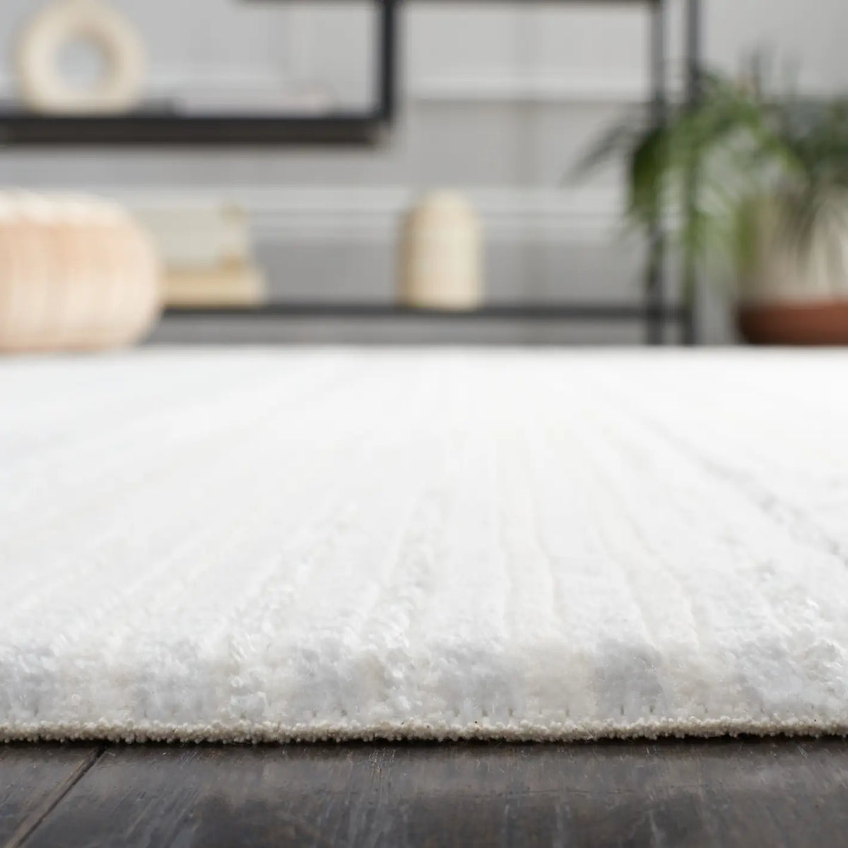 Safavieh Whisper 4'-0" x 6'-0" Rug in Light Grey / Ivory