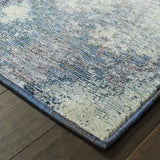 Oriental Weavers Sphinx Evolution 8000B Navy/Ivory Rugs - corner detail