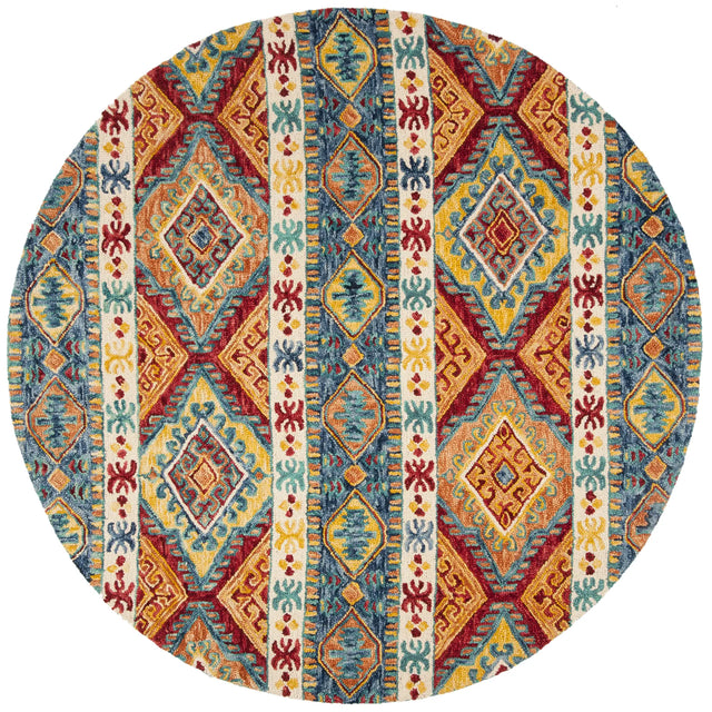 Safavieh Aspen 5'-0" x 5'-0" Rug in Navy / Ivory