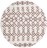 Safavieh Cedar Brook 6'-0" x 6'-0" Rug in Ivory / Rust