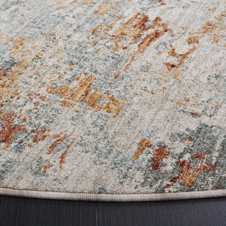 Safavieh Adrianna 6'-7" x 6'-7" Rug in Blue / Rust