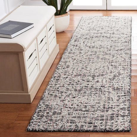 Safavieh Metro 2'-3" x 9'-0" Rug in Black / Ivory