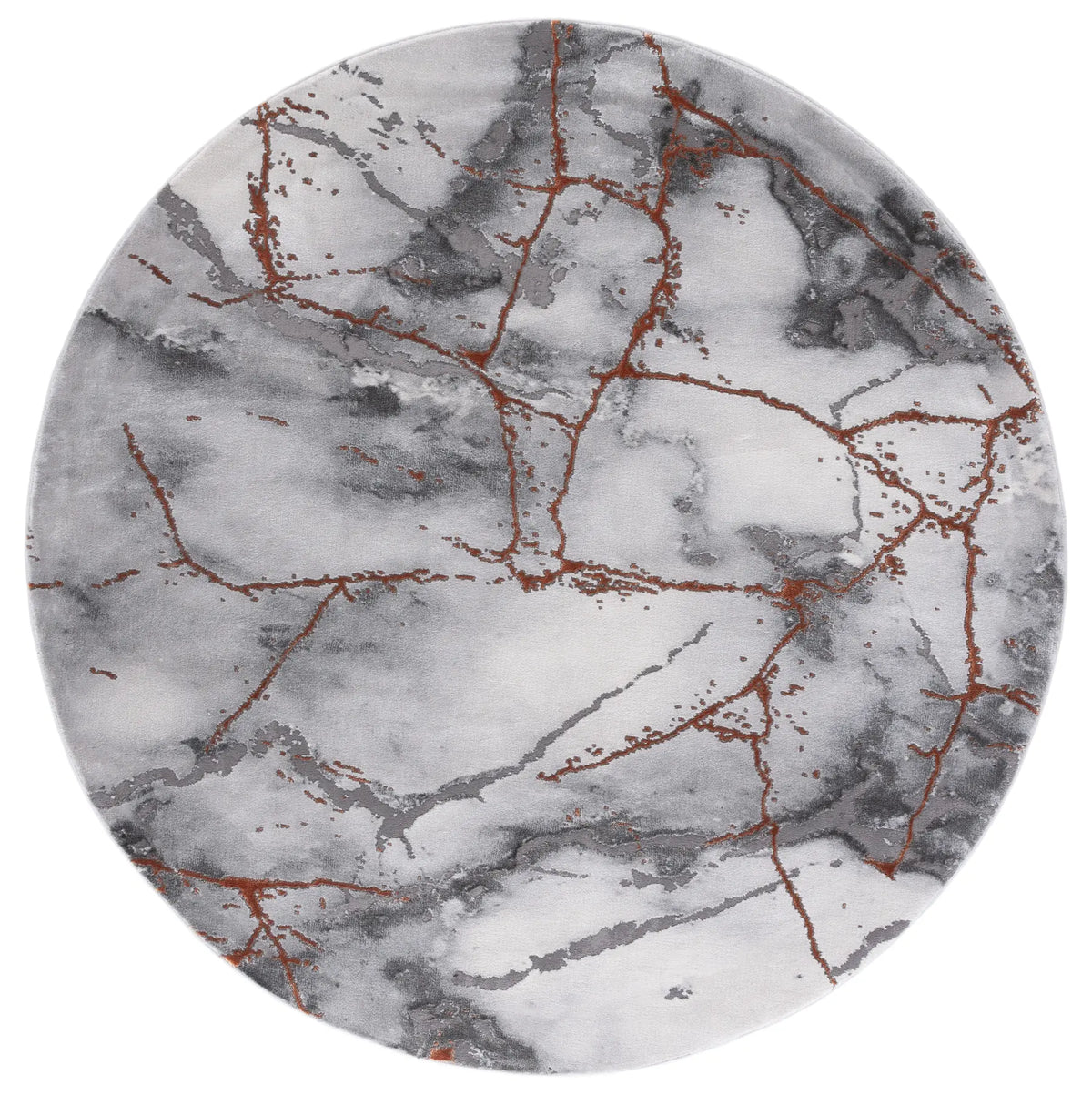 Safavieh Craft 10'-0" x 10'-0" Rug in Grey / Orange
