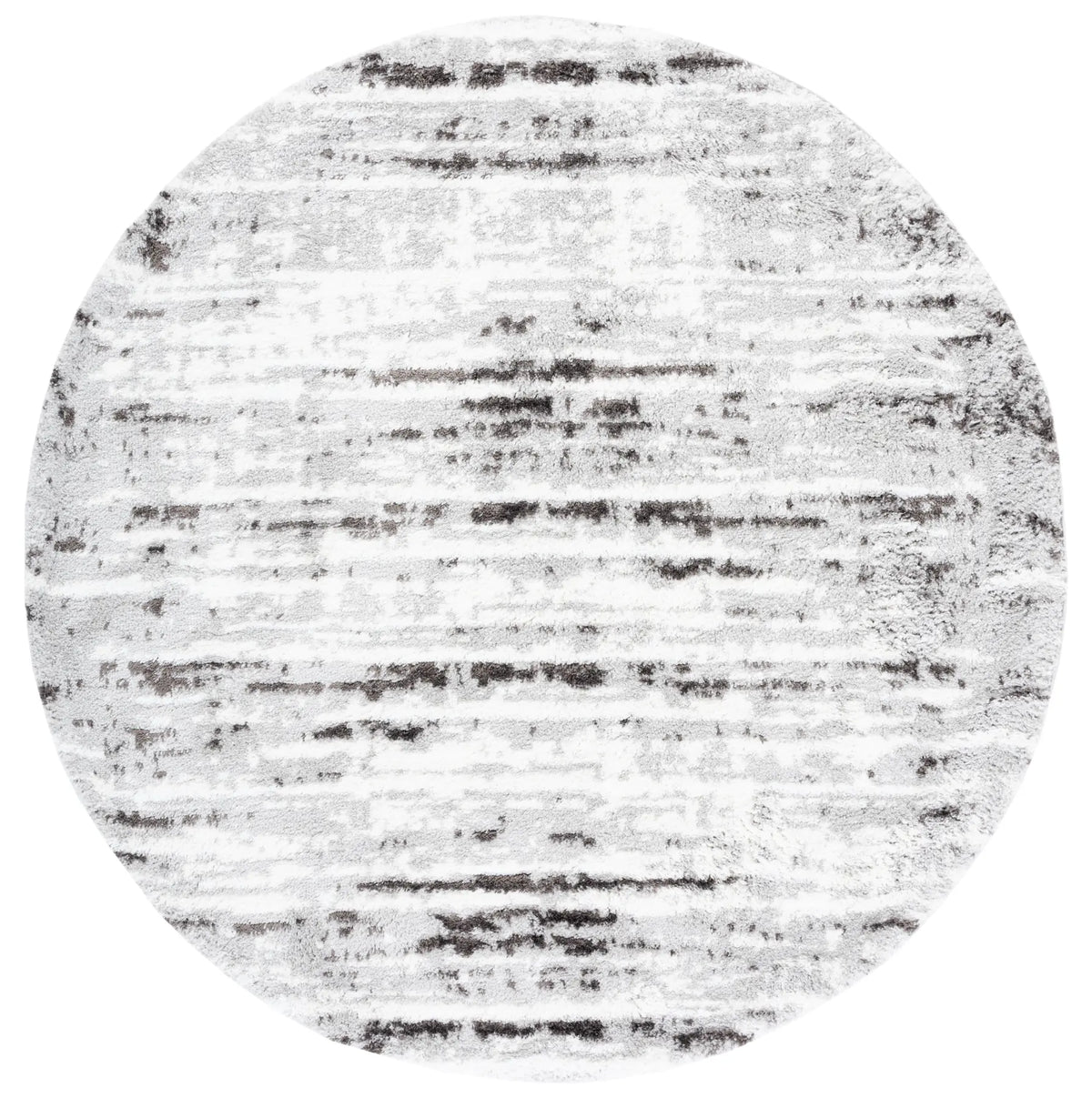 Safavieh Berber Shag 7'-0" x 7'-0" Rug in Grey / Dark Grey