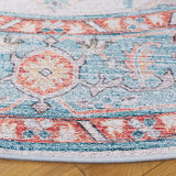 Safavieh Tucson 6'-0" x 6'-0" Rug in Turquoise / Rust