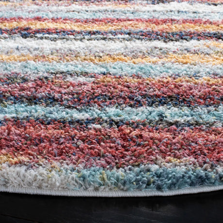 Safavieh Calista 5'-3" x 5'-3" Rug in Rust / Gold