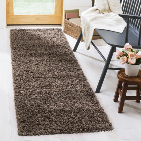 Safavieh Sga-Athens Shag 2'-3" x 8'-0" Rug in Taupe