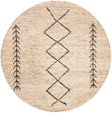 Safavieh Bohemian 6'-0" x 6'-0" Rug in Ivory / Black