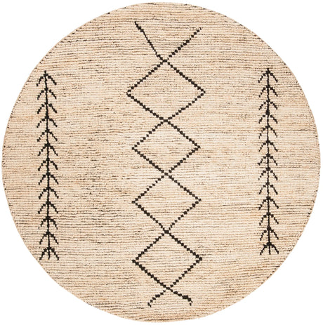 Safavieh Bohemian 6'-0" x 6'-0" Rug in Ivory / Black