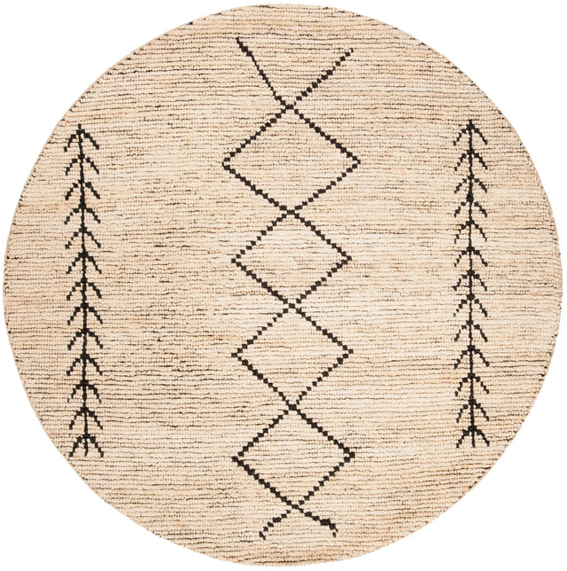 Safavieh Bohemian 6'-0" x 6'-0" Rug in Ivory / Black