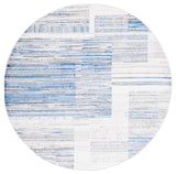 Safavieh Shivan 100 6'-7" x 6'-7" Rug in Ivory / Blue