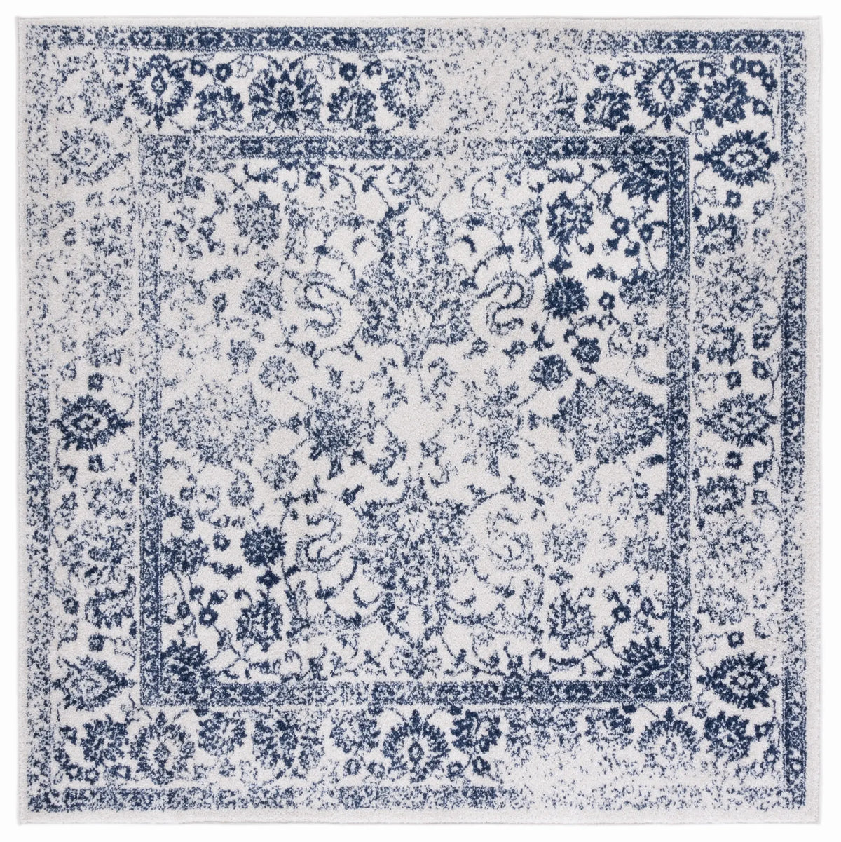Safavieh Adirondack 6'-0" x 6'-0" Rug in Ivory / Navy