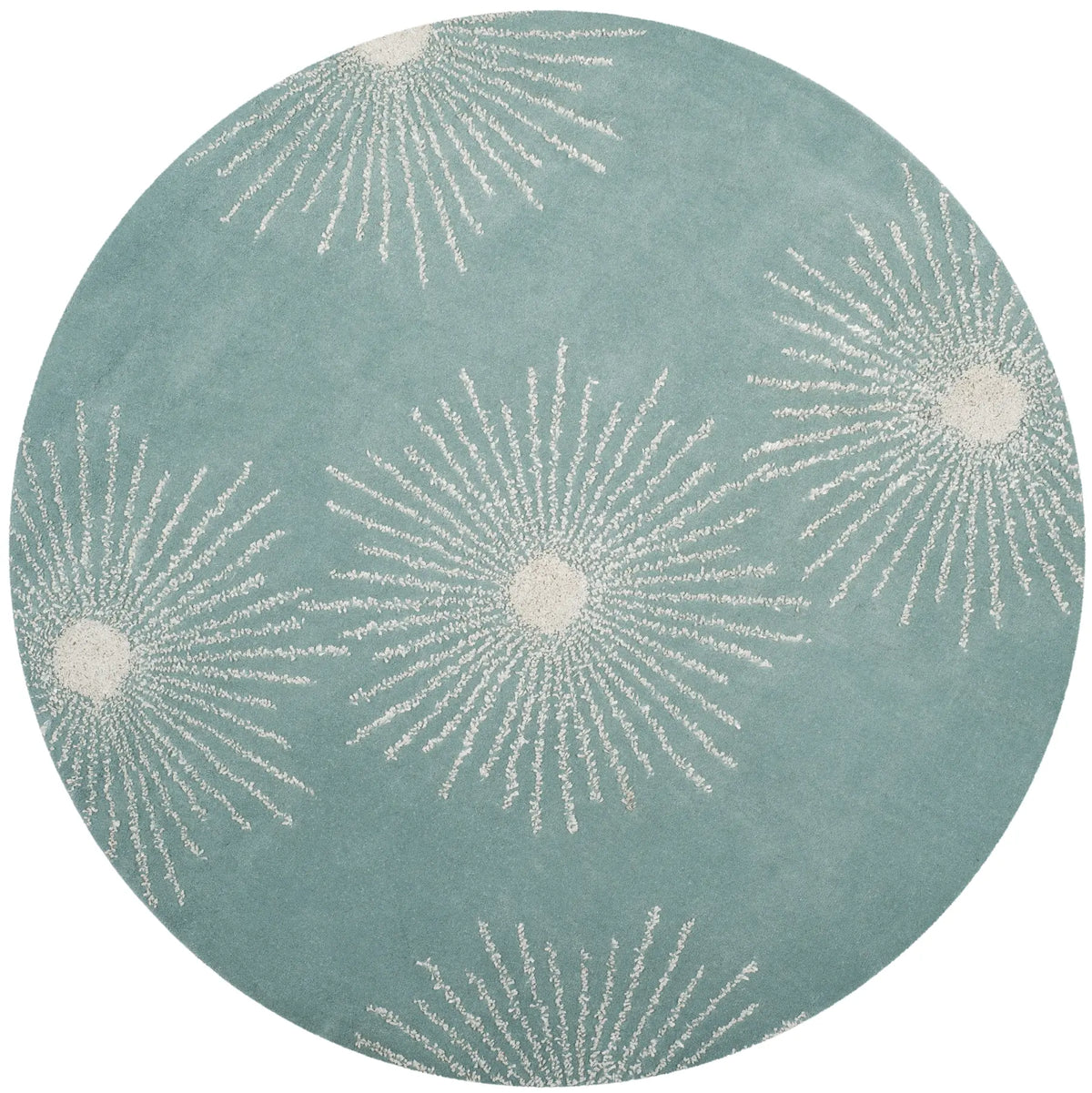 Safavieh Soho 6'-0" x 6'-0" Rug in Light Teal / Multi
