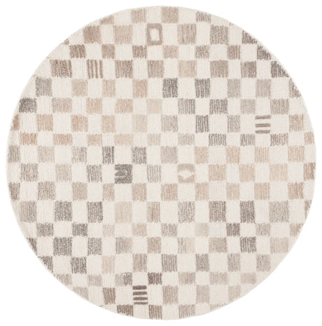 Safavieh Ebony 6'-0" x 6'-0" Rug in Natural / Beige