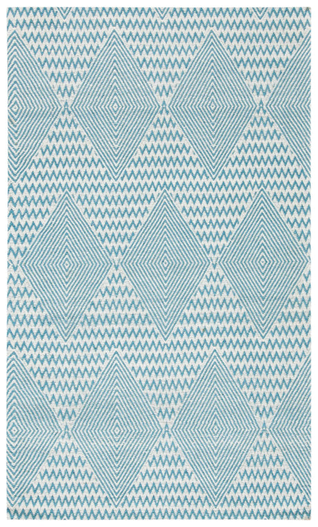 Safavieh Marbella 3'-0" x 5'-0" Rug in Light Blue / Ivory