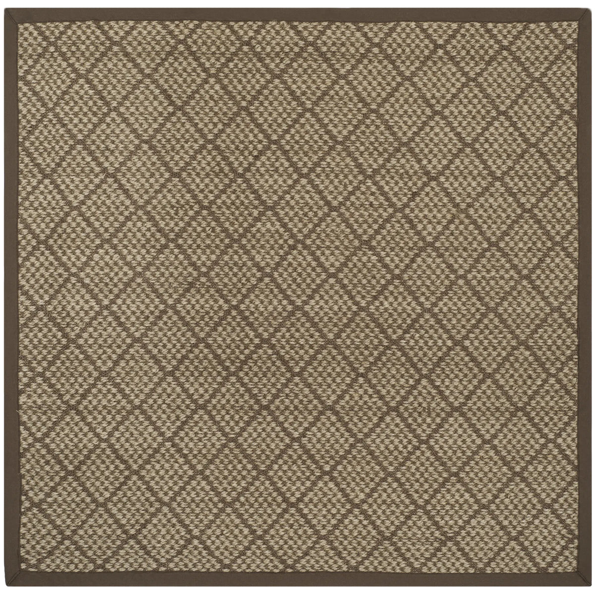 Safavieh Natural Fiber 6'-0" x 6'-0" Rug in Natural / Brown