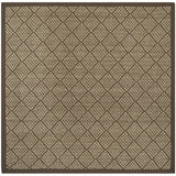 Safavieh Natural Fiber 6'-0" x 6'-0" Rug in Natural / Brown