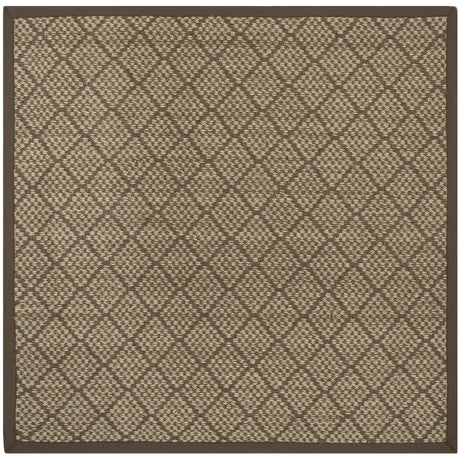 Safavieh Natural Fiber 6'-0" x 6'-0" Rug in Natural / Brown