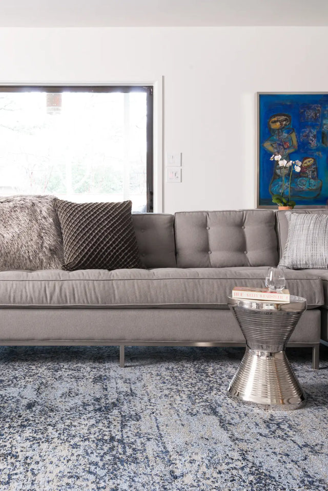Loloi Viera VR-06 Lt. Blue / Grey Rugs - room scene 1