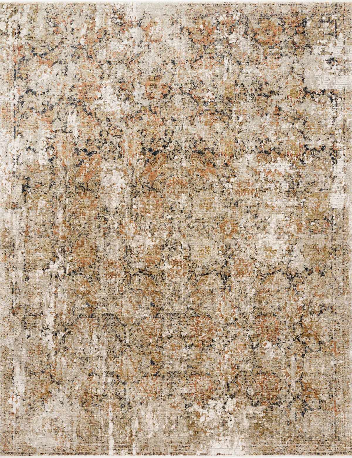 Loloi Theia The-02 Taupe/Gold Rug - main flat