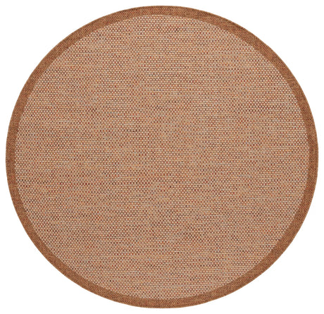 Safavieh Wicker 6'-7" x 6'-7" Rug in Natural / Brown