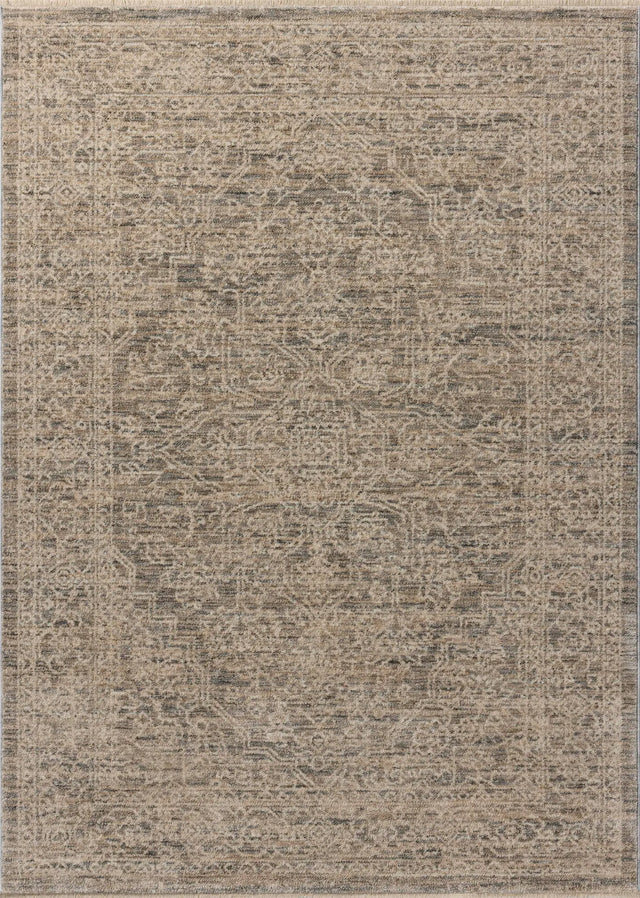 Loloi Newman NEW-01 Slate / Natural Rug - main flat