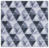 Safavieh Faux Hide 6'-0" x 6'-0" Rug in Light Grey / Dark Grey