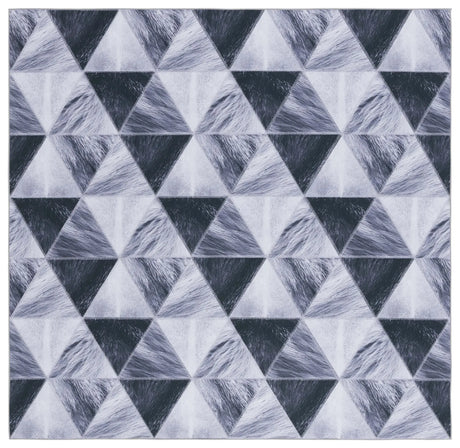Safavieh Faux Hide 6'-0" x 6'-0" Rug in Light Grey / Dark Grey