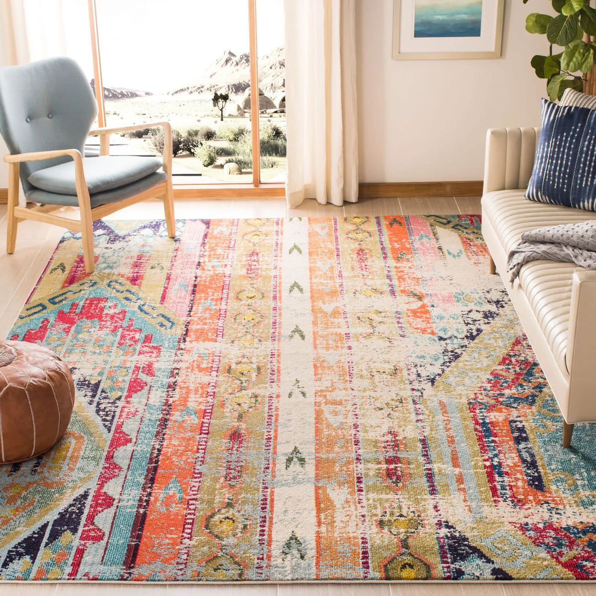 Safavieh Monaco 8'-0" x 10'-0" Rug in Multi