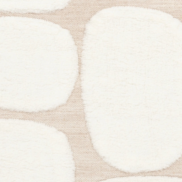 Chandra Yessica YES-58300 White / Tan rug, close-up detail