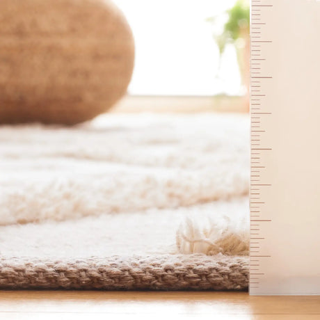 Safavieh Natura 4'-0" x 6'-0" Rug in Beige / Light Grey