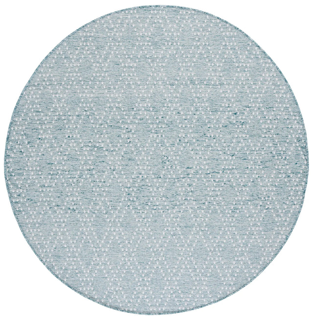 Safavieh Sunset 6'-7" x 6'-7" Rug in Aqua / Beige