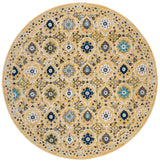 Safavieh Evoke 6'-7" x 6'-7" Rug in Gold / Ivory