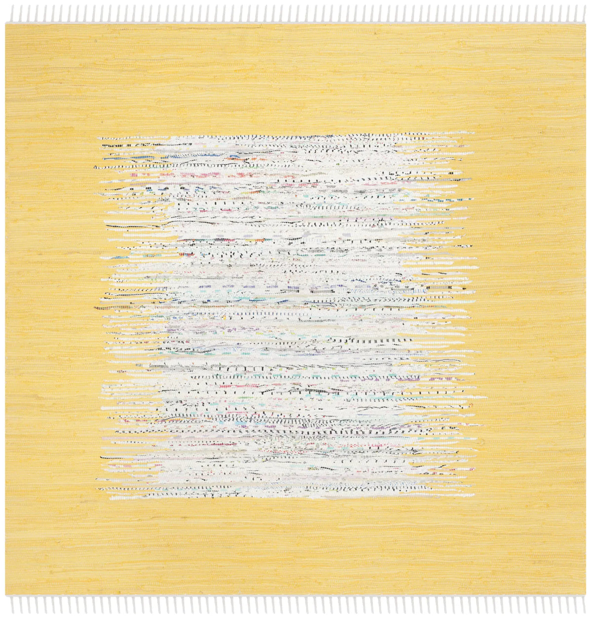 Safavieh Montauk 6'-0" x 6'-0" Rug in Ivory / Yellow
