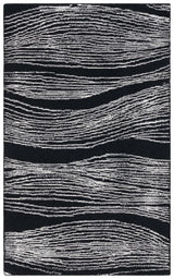 Safavieh Metro 3'-0" x 5'-0" Rug in Black / Ivory