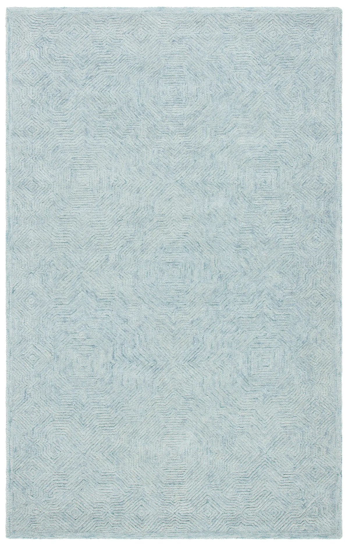 Safavieh Ikat 4'-0" x 6'-0" Rug in Aqua