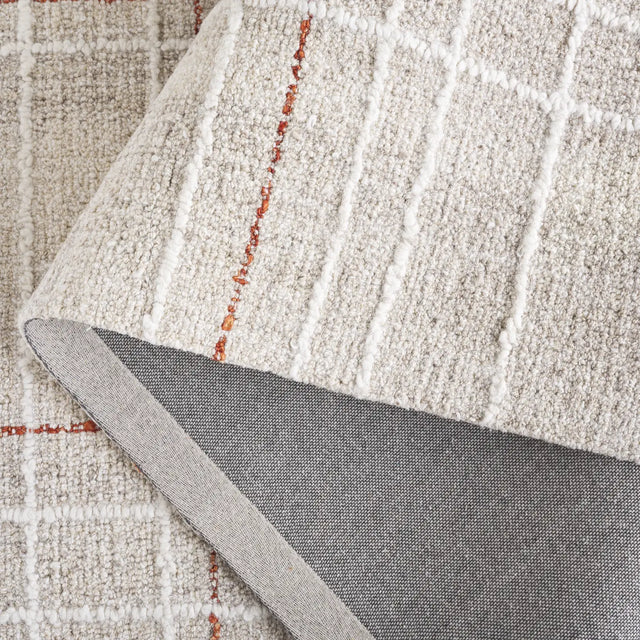 Safavieh Genre 4'-0" x 6'-0" Rug in Beige / Rust