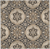 Safavieh Lyndhurst 8'-0" x 8'-0" Rug in Light Grey / Beige