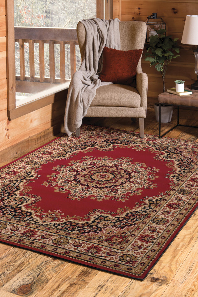 United Weavers Dallas Floral Kirman Red (851-10130) Rugs