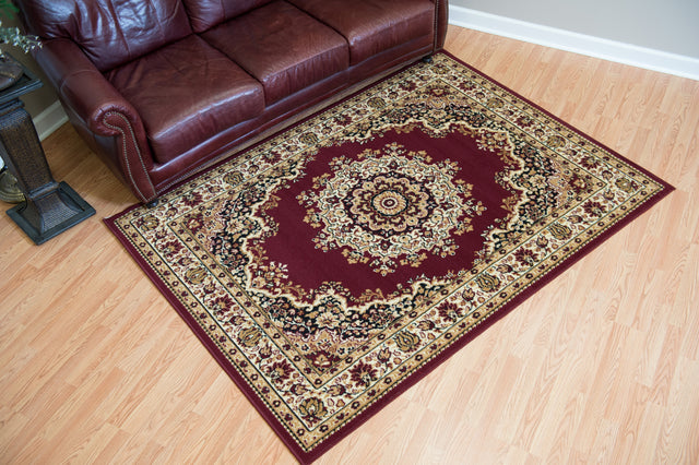 United Weavers Dallas Floral Kirman Burgundy (851-10134) Rugs